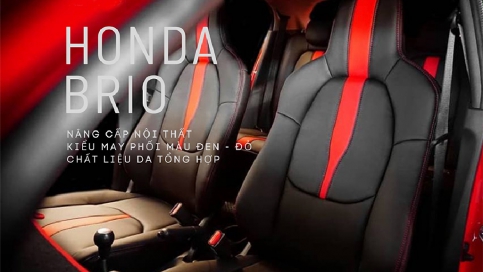 Bọc ghế da công nghiệp ô tô Honda Brio: Cao cấp, Form mẫu chuẩn, mẫu mới nhất